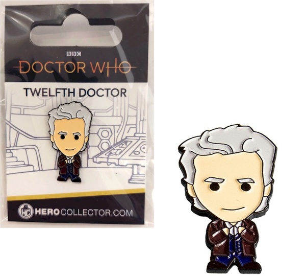 Doctor Who Twelfth Doctor Chibi Style Pin Badge